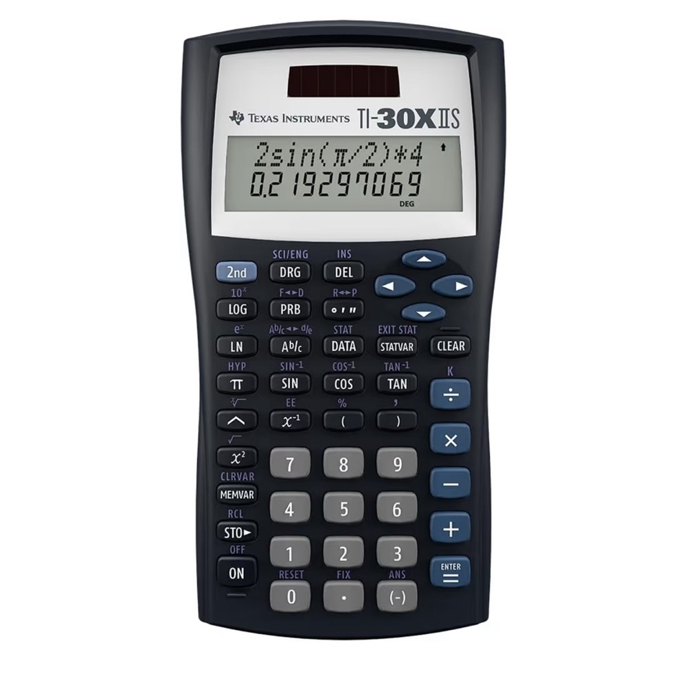 Texas Instruments Blue and White Scientific Calculator